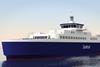The new ferry will be the 'first' LNG-powered ferry for Denmark