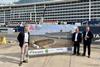 A shot of the Zeebrugge cruise terminal