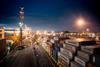 The picture shows a shot of APM Apapa at night