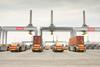 Cranes and vehicles at RWG in the Netherlands