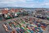 Pictured is the Port of New York & New Jersey