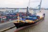 Cargo at the port of Lagos in Nigeria