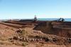 Port Strategy: Iron ore exports from Australia's Pilbara region are expected to exceed the capacities of existing ports, including Dampier (pictured), within a decade. Credit: Sean Mack