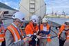 Delegates at a Bilbao PortLab innovation showcase