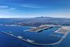 The image shows a render of the Nador West Med Port due for completion in 2027