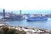 Cruise ship at Barcelona