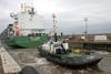 Port Strategy: Smit Barbados, seen here working in Liverpool, is one of a series of new 60 tonne bp tugs of the same design currently entering service