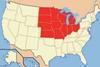 Figure 1: US midwest states