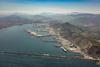 aerial shot of the Port of Bilbao