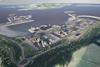 A CGI image of the new hydrogen facility at Hunterston