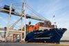 CMA CGM Unity LNG-powered ship at the Port of Savannah