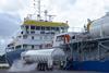 ‘Sefarina’ was the first seagoing vessel to be bunkered for LNG at Antwerp