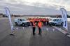 The image shows two ABP representatives cutting the ribbon on the LEEF site