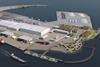 An artist's impression of the new Southern Terminal at the Port of Great Yarmouth