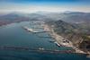 Aerial shot of the Port of Bilbao