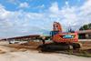 Intermodal Terminal of Navarra with a digger