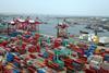 Slow down: Ports such as Shanghai are being particularly affected by slowing container throughput