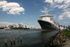 The Queen Mary 2 at Brooklyn Cruise Terminal, Red Hook Port