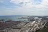 Sulphur levels have decreased in Barcelona harbour