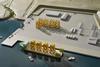 The image shows a render of what the completed Scapa Deep Water Quay could look like
