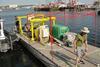 The NREL use a tidal barge to test equipment