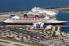 Port Canaveral has geared up to home the first fully LNG powered cruise ship in North America this year Photo: FPC