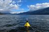 The image shows a MarineLabs buoy on the ocean surface