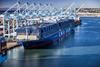 Try-outs: the call of the CMA CGM Benjamin Franklin was a test of West Coast infrastructure