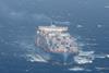 A research vessel ‘sniffed’ the airborne pollutants from the Margrethe Maersk as it approached the coast