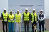 Officials at the groundbreaking ceremony to mark the beginning of construction at the new Luanda Terminal
