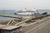Construction work and cruise vessels Photo: Port of Tallinn