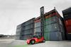 Kalmar has unveiled a new all-electric empty container handler Photo: Cargotec