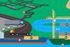 The image shows an infographic of the Maritime Hydrogen Highway study