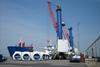 Wind farm components handling has been the catalyst for a major expansion of the port