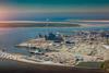 The image shows an overhead shot of the Port of Esbjerg