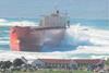 The Pasha Bulker became an unlikely addition to Newcastle's beaches last month