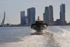 The image shows the Artemis EF-12 on the water at Rotterdam