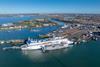 Titan's Optimus bunkering Brittany Ferries' Saint-Malo with bioLNG