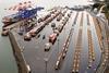 Aerial view of Cosco terminal
