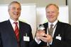 Pierre Girardin, Executive Vice President for CEVA Logistics in the Benelux and Christian Rönnholm, Director, Global Parts Management, Wärtsilä Services received the Lean & Green Star Award