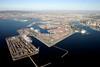 Marking a major milestone, the dredging of the main channel and a turning basin for oil tankers has been finished at the Port of Long Beach. Credit: Port of Long Beach