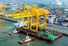 Johor Port New Quay Cranes