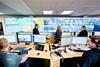 Port Esbjerg employees at its new control room