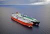 The STS LNG transfer is the third to be carried out in the Scapa Flow