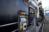 The picture shows the shore power test taking place with MSC Athens on the quayside at HHLA CTA