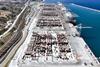 Aerial shot of APM Terminals' MedPort Tangier