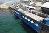 The image shows the tidal installation at Jaffa Port