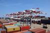 Cranes and containers at Barcelona Europe South Terminal