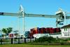 Pre-owned container crane sold by Noell Konecranes to Rhenania in Worms, now part of the UK-based Wincanton group.