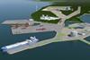 Impression of the Tornio Manga LNG receiving terminal